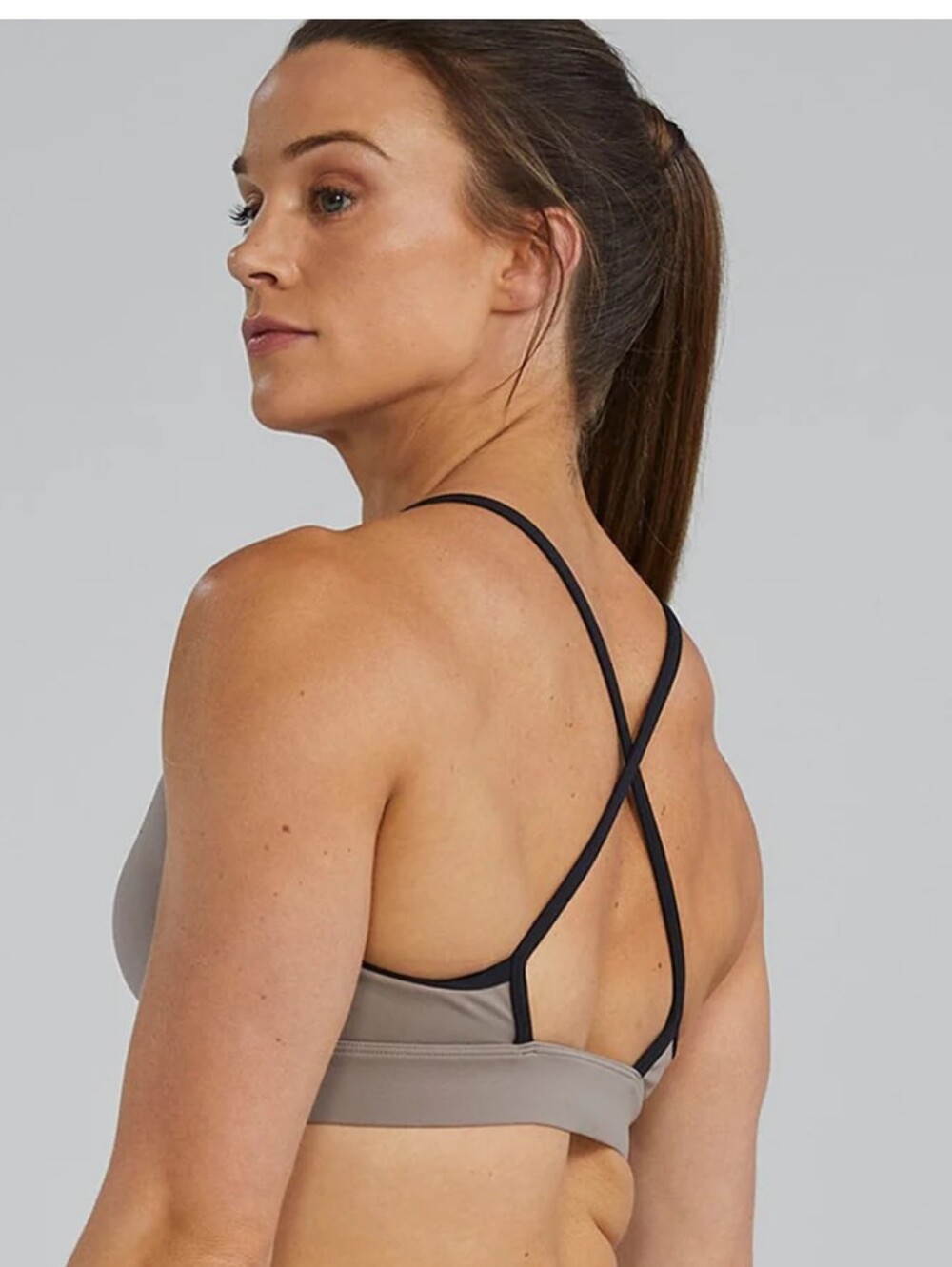 NWT TYR Joule Elite High Neck Sports Bra Cinder Cross Back Sz XL - Picture 4 of 13